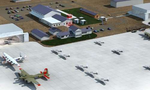 Rendering of Historic Wendover Airfield Rendering of Historic Wendover Airfield