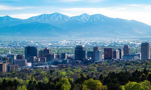 Salt Lake Valley landscape Salt Lake Valley landscape